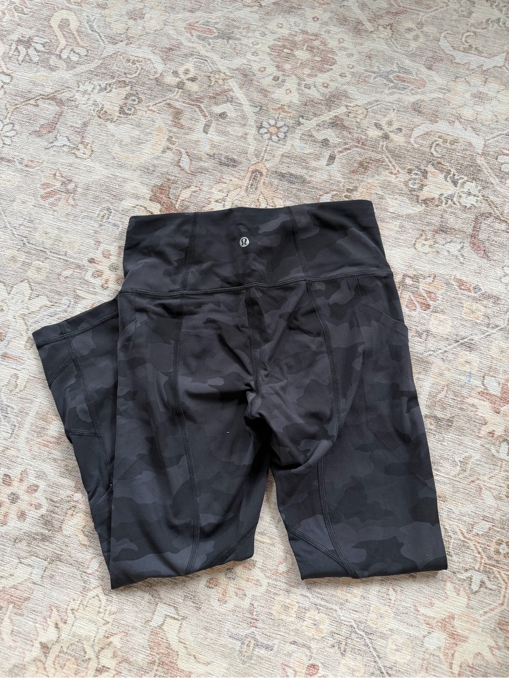 lululemon athletica Black Subtle Camo High-Rise Leggings